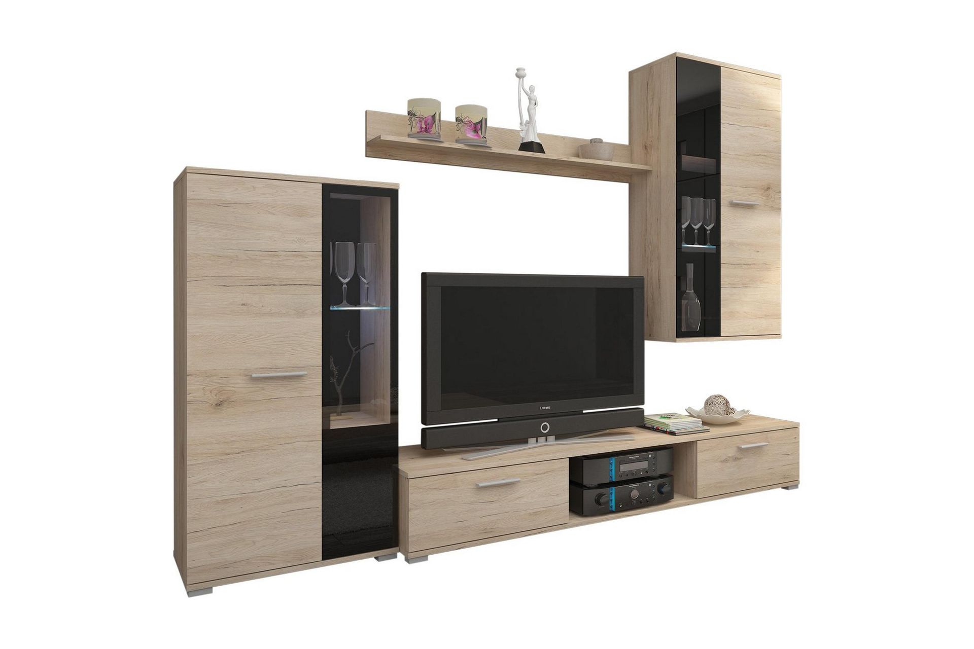 Salsa Mediamøbler - Beige - Møbler - Mediamøbel & tv møbel - TV-møbelsett