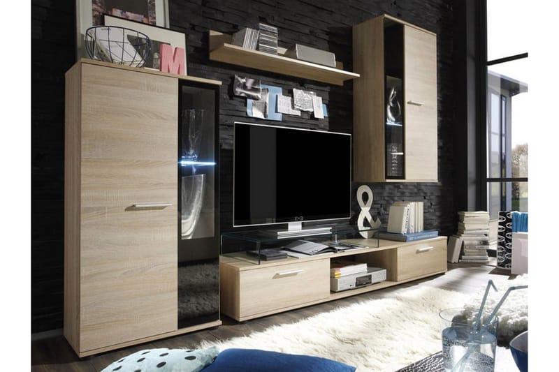 Salsa Mediamøbler - Beige - Møbler - Mediamøbel & tv møbel - TV-møbelsett