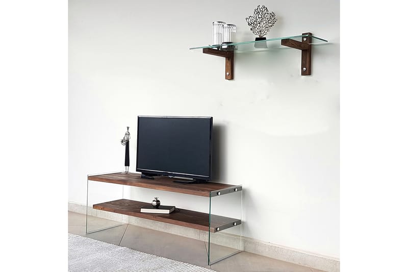Teenie TV-møbelsett 45 cm - Valnøtt - Møbler - Mediamøbel & tv møbel - TV-møbelsett