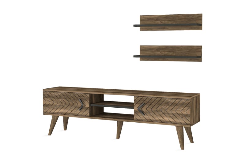 Tera Home TV-benk med Vegghylle - Møbler - Mediamøbel & tv møbel - TV-møbelsett