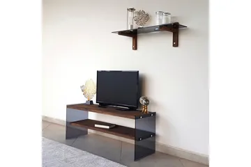 Tomassoni TV-møbelsett 45 cm - Valnøtt - Møbler - Mediamøbel & tv møbel - TV-møbelsett