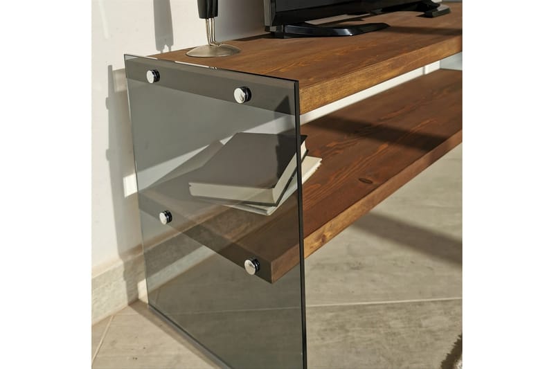 Tomassoni TV-møbelsett 45 cm - Valnøtt - Møbler - Mediamøbel & tv møbel - TV-møbelsett