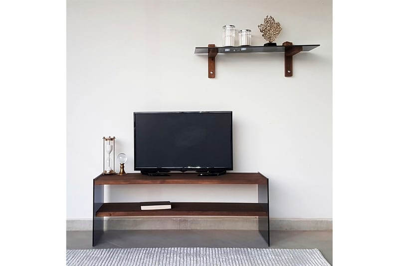 Tomassoni TV-møbelsett 45 cm - Valnøtt - Møbler - Mediamøbel & tv møbel - TV-møbelsett