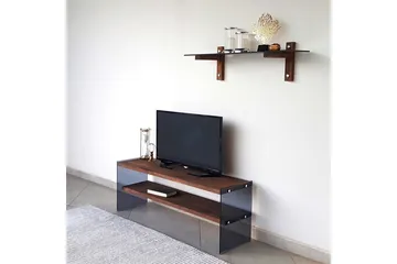 Tomassoni TV-møbelsett 45 cm - Valnøtt - Møbler - Mediamøbel & tv møbel - TV-møbelsett