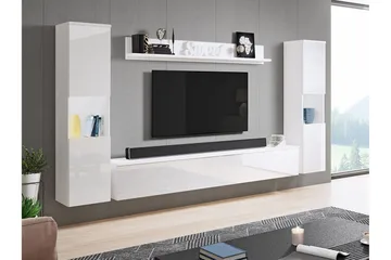 Tv-møbelsett - Hvit - Møbler - Mediamøbel & tv møbel - TV-møbelsett