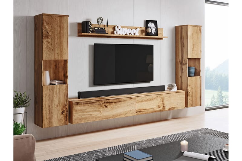 Tv-møbelsett - Natur - Møbler - Mediamøbel & tv møbel - TV-møbelsett