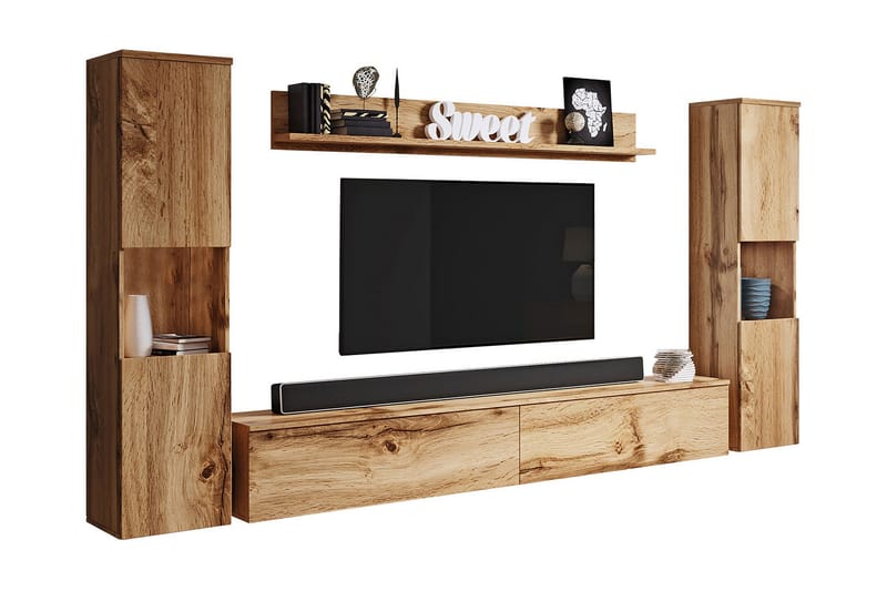 Tv-møbelsett - Natur - Møbler - Mediamøbel & tv møbel - TV-møbelsett