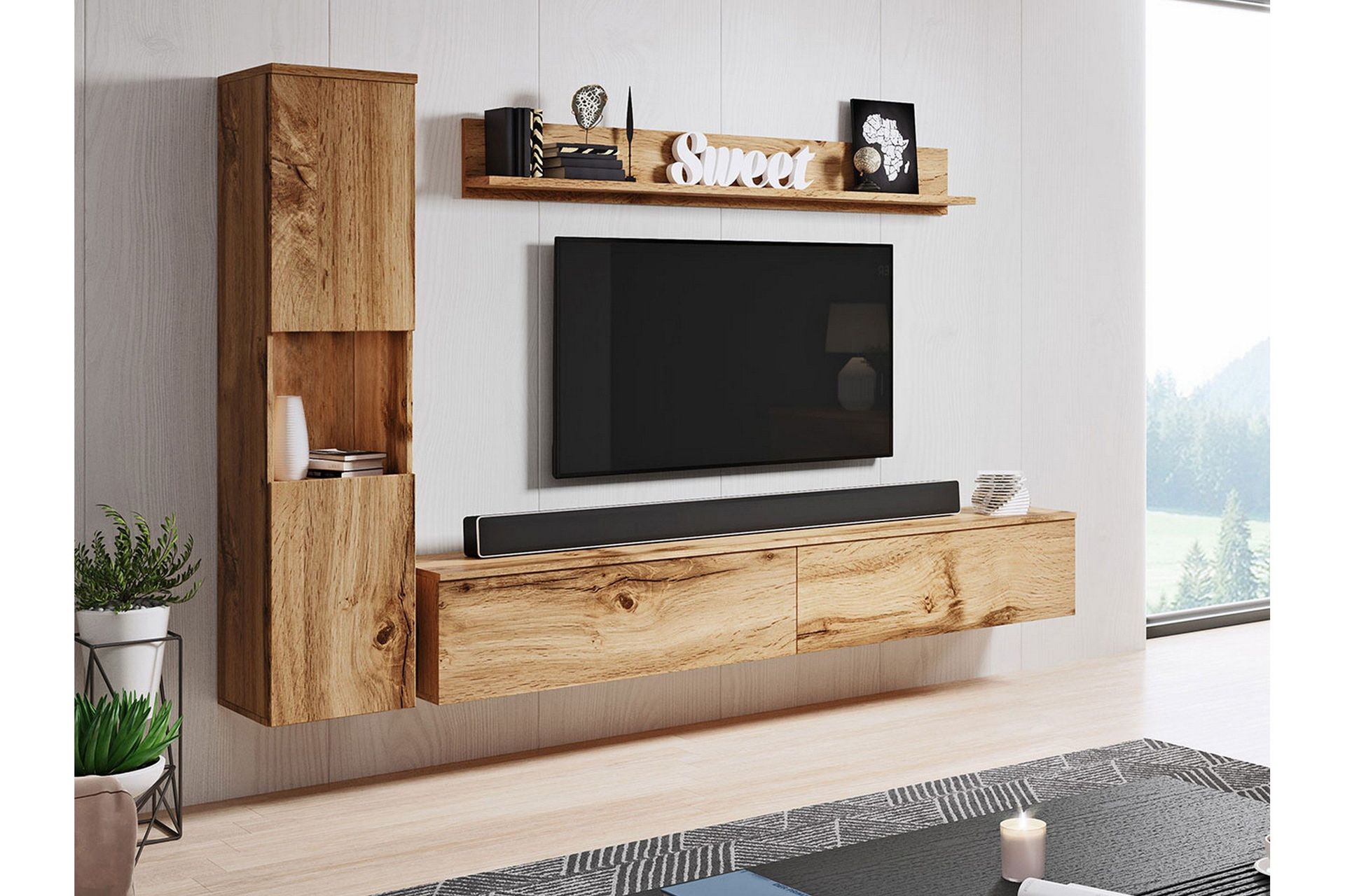 Tv-møbelsett - Natur