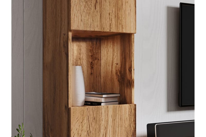 Tv-møbelsett - Natur/Hvit - Møbler - Mediamøbel & tv møbel - TV-møbelsett