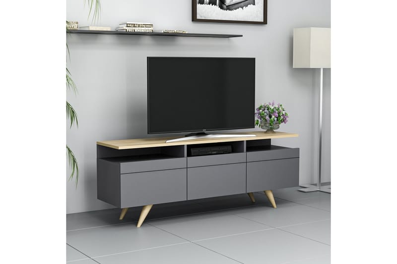 TV Unit Antrasitt|Eik - Møbler - Mediamøbel & tv møbel - TV-møbelsett