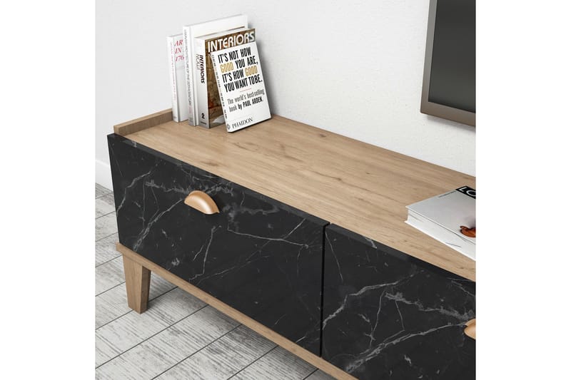 TV Unit Eik|Marmor - Møbler - Mediamøbel & tv møbel - TV-møbelsett