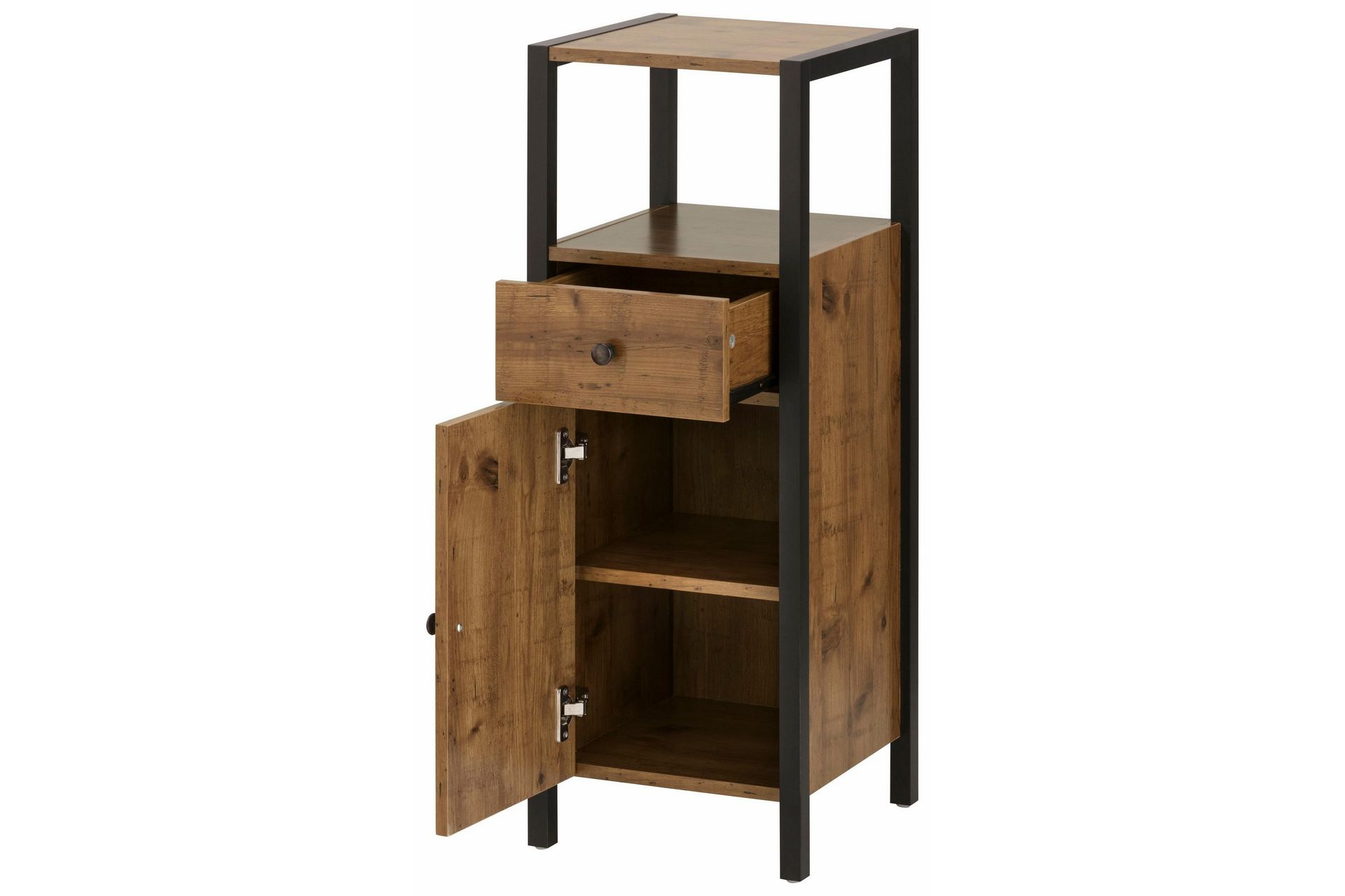 Brayden Skap 33x90 cm - Brun / Svart - Møbler - Mediamøbel & tv møbel - TV-skap
