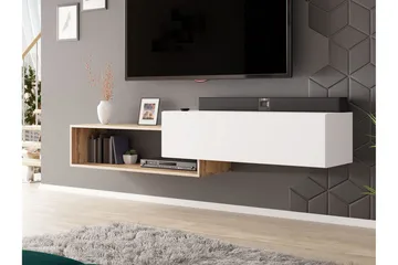 Carbost TV-skap 210 cm - Hvid - Møbler - Mediamøbel & tv møbel - TV-benk & mediabenk