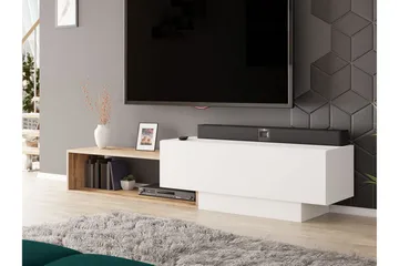 Carbost TV-skap 210 cm - Hvid - Møbler - Mediamøbel & tv møbel - TV-benk & mediabenk