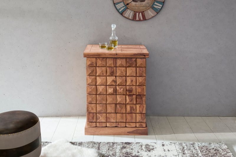 Cluett Barskap - Brun - Husholdning - Bar & vin - Barmøbler