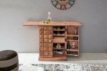 Cluett Barskap - Brun - Husholdning - Bar & vin - Barmøbler
