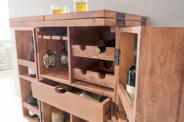 Cluett Barskap - Brun - Husholdning - Bar & vin - Barmøbler