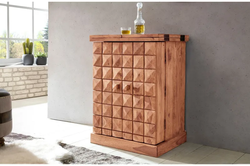 Cluett Barskap - Brun - Husholdning - Bar & vin - Barmøbler