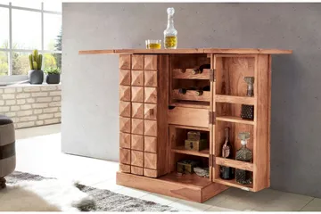 Cluett Barskap - Brun - Husholdning - Bar & vin - Barmøbler