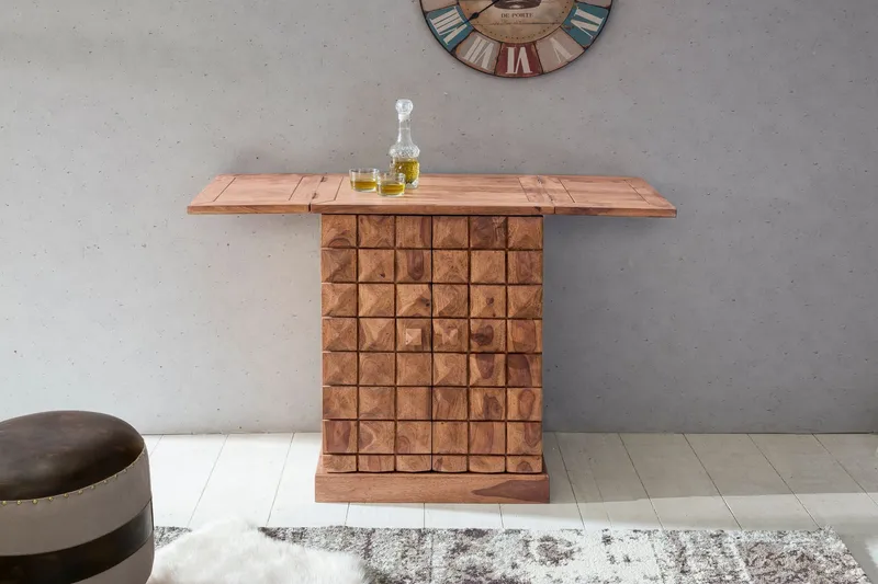 Cluett Barskap - Brun - Husholdning - Bar & vin - Barmøbler