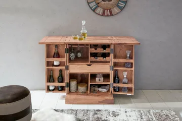 Cluett Barskap - Brun - Husholdning - Bar & vin - Barmøbler