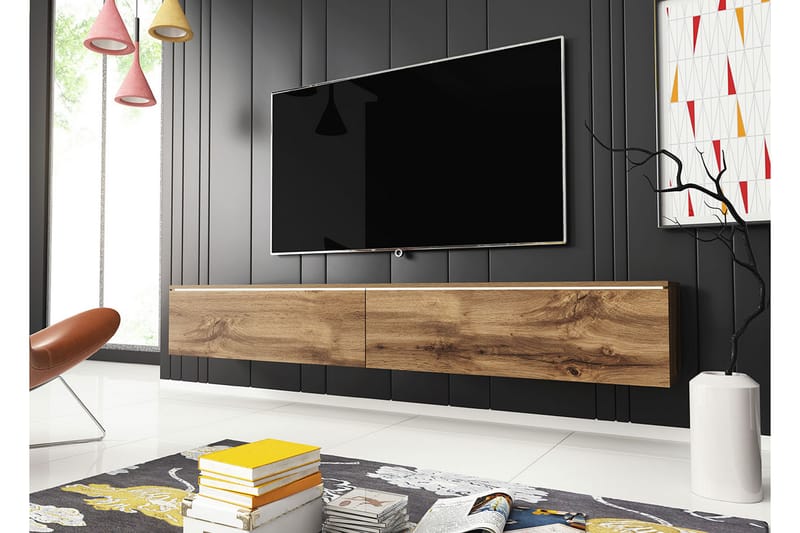 Cuguen Tv-skap 180 cm - Lyse Natur - Møbler - Mediamøbel & tv møbel - TV-skap