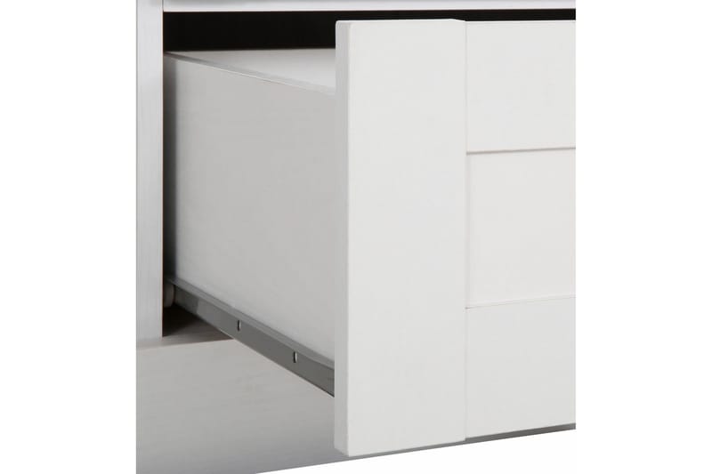 Dareia Garderobe 85 cm - Hvit/Brun - Oppbevaring - Klesoppbevaring - Garderober & garderobesystem - Garderobeskap & klesskap