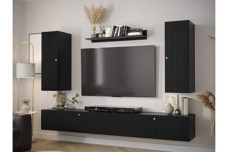Dunvegan Tv-skåp 100 cm Black - Møbler - Mediamøbel & tv møbel - TV-benk & mediabenk