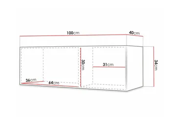 Dunvegan TV-skap 100 cm - Møbler - Mediamøbel & tv møbel - TV-benk & mediabenk