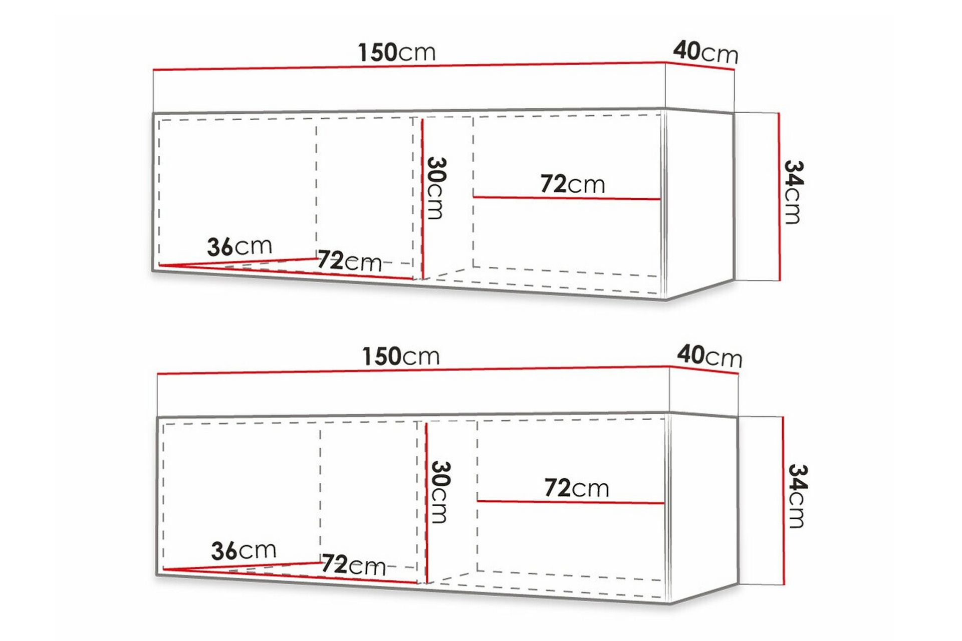 Dunvegan TV-skap 300 cm - Svart - Møbler - Mediamøbel & tv møbel - TV-skap