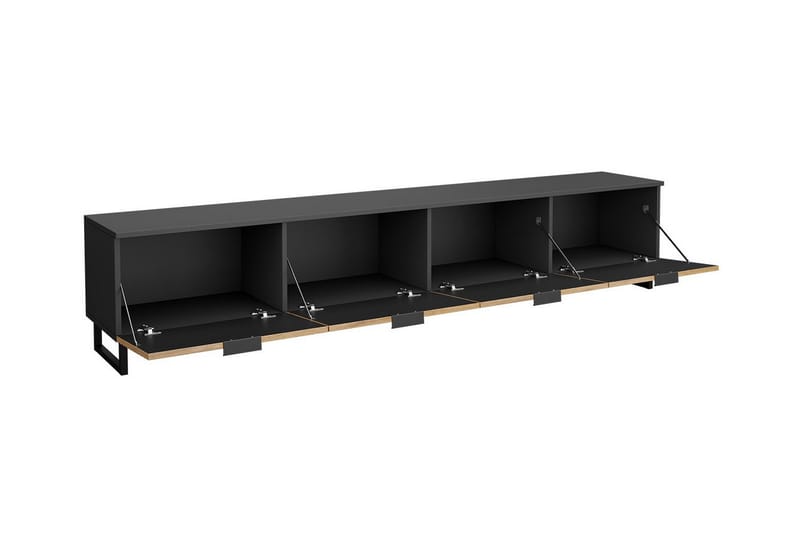 Galbally TV-skåp 200 cm - Brun - Møbler - Mediamøbel & tv møbel - TV-skap