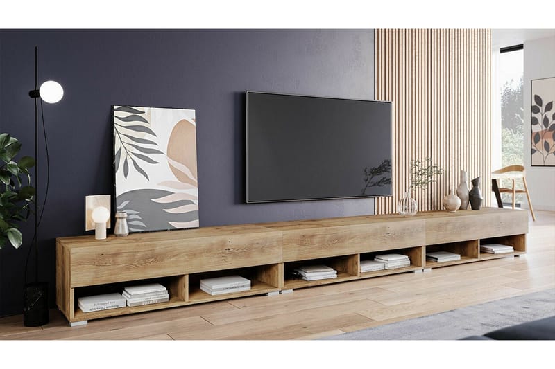 Galbally Tv-skåp 300 cm Brown - Møbler - Mediamøbel & tv møbel - TV-skap