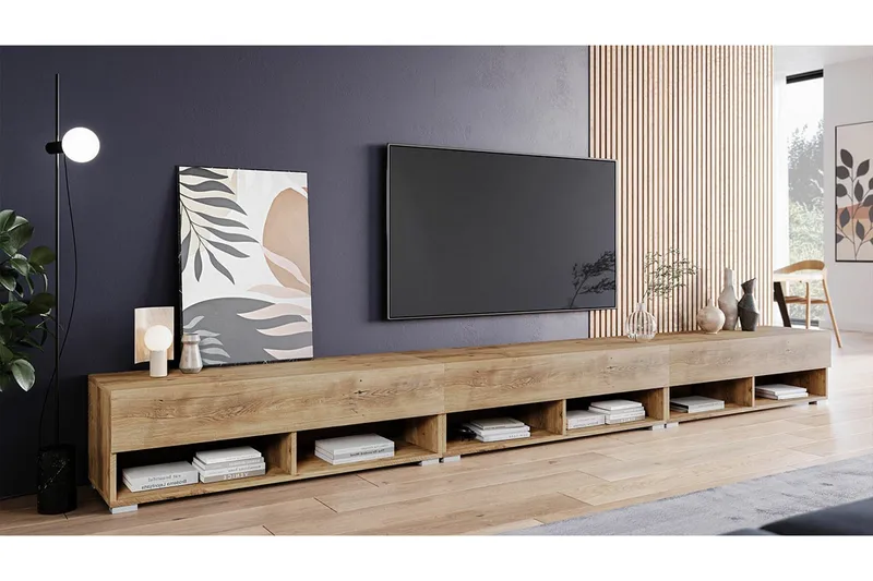 Galbally Tv-skåp 300 cm Brown - Møbler - Mediamøbel & tv møbel - TV-skap