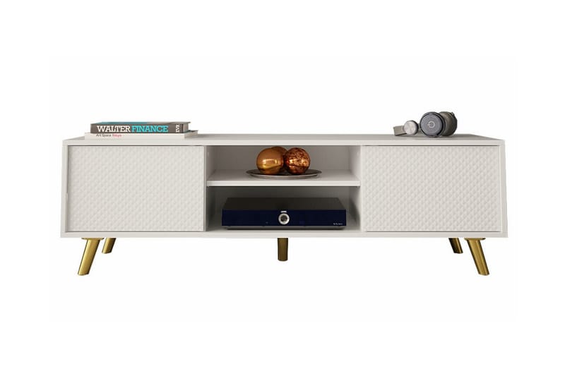 Glenndale TV-skåp 140 cm - Hvid - Møbler - Mediamøbel & tv møbel - TV-skap