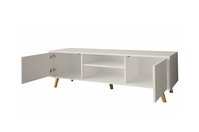 Glenndale TV-skåp 140 cm - Hvid - Møbler - Mediamøbel & tv møbel - TV-skap