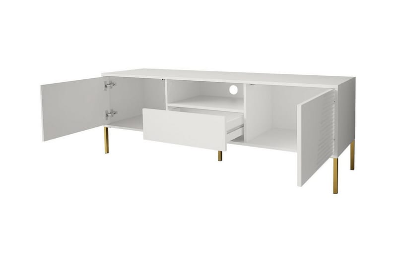 Glenndale TV-skåp 155 cm - Hvid - Møbler - Mediamøbel & tv møbel - TV-skap