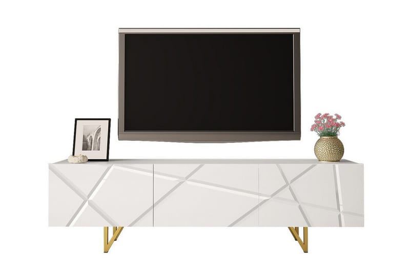 Glenndale Tv-skåp 180 cm Concept 55 White - Møbler - Mediamøbel & tv møbel - TV-benk & mediabenk