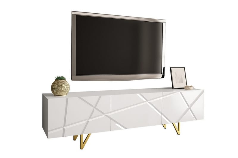 Glenndale TV-skåp 180 cm - Hvid - Møbler - Mediamøbel & tv møbel - TV-skap