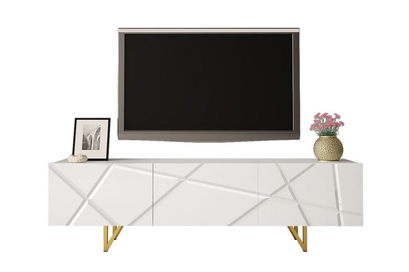 Glenndale TV-skåp 180 cm - Hvid - Møbler - Mediamøbel & tv møbel - TV-skap