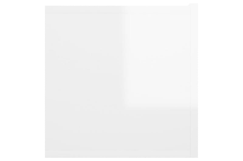 Hengende TV-benk høyglans hvit 60x30x30 cm - Hvit - Møbler - Mediamøbel & tv møbel - TV-skap
