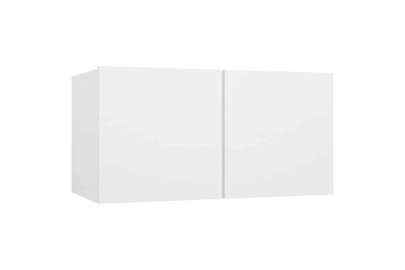 Hengende TV-benk hvit 60x30x30 cm - Hvit - Møbler - Mediamøbel & tv møbel - TV-skap