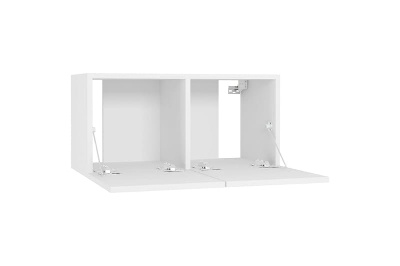 Hengende TV-benk hvit 60x30x30 cm - Hvit - TV-skap