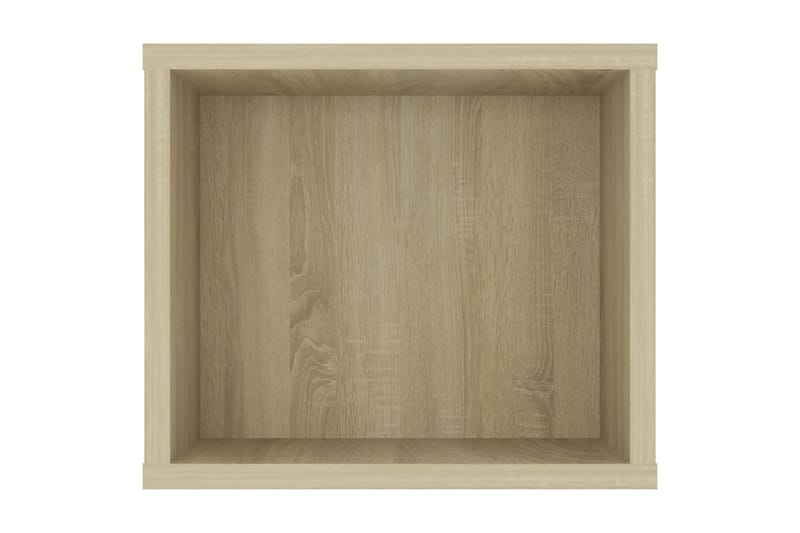 Hengende TV-benk sonoma eik 100x30x26,5 cm sponplate - Brun - Møbler - Mediamøbel & tv møbel - TV-skap