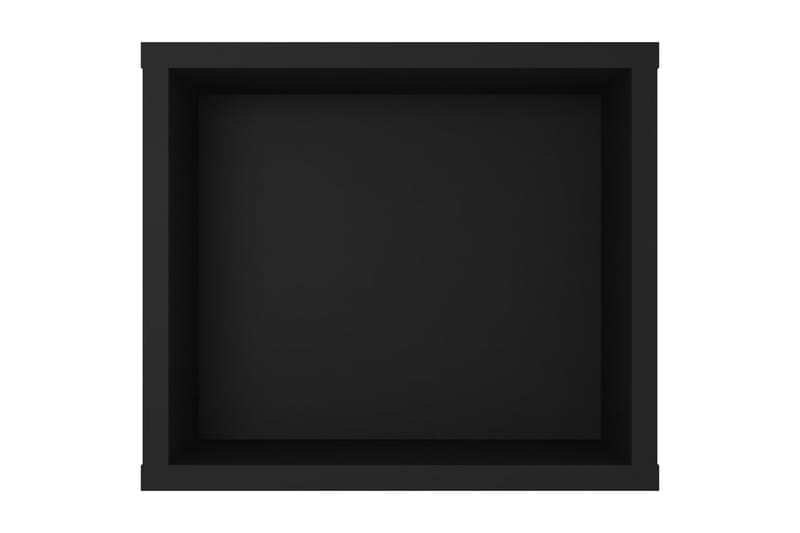 Hengende TV-benk svart 100x30x26,5 cm sponplate - Svart - Møbler - Mediamøbel & tv møbel - TV-skap