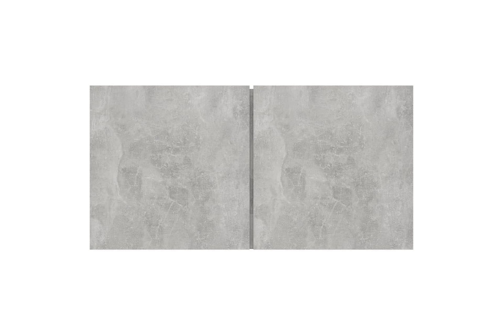 Hengende TV-benker 2 stk betonggrå 60x30x30 cm - Grå - Møbler - Mediamøbel & tv møbel - TV-skap