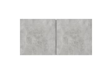 Hengende TV-benker 2 stk betonggrå 60x30x30 cm - Grå - Møbler - Mediamøbel & tv møbel - TV-skap