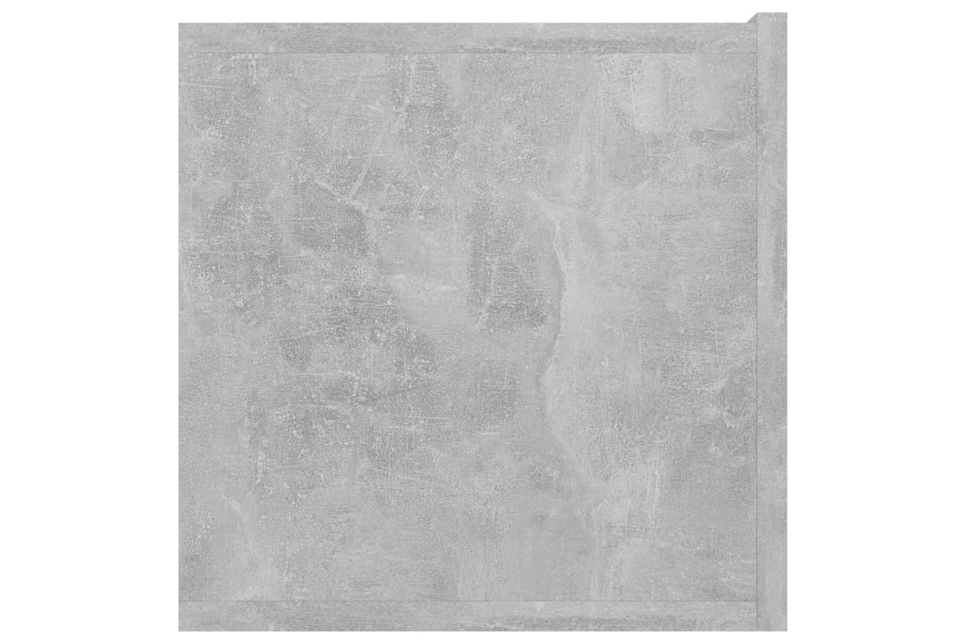 Hengende TV-benker 2 stk betonggrå 60x30x30 cm - Grå - Møbler - Mediamøbel & tv møbel - TV-skap