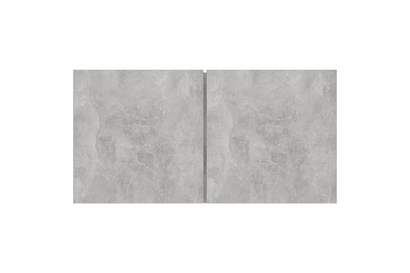 Hengende TV-benker 3 stk betonggrå 60x30x30 cm - Grå - Møbler - Mediamøbel & tv møbel - TV-skap