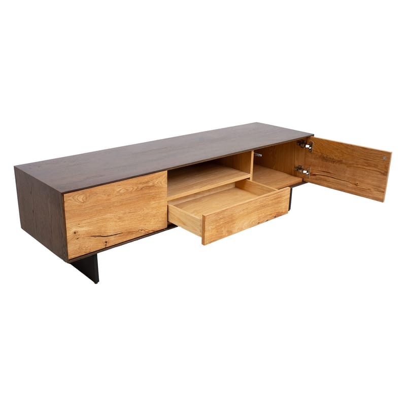 TV-skap HOME4YOU Valencia 160x45x45 cm eik - eik - Møbler - Mediamøbel & tv møbel - TV-skap