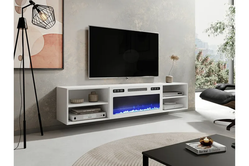 Juniskär TV-benk 180 cm - Hvid - Møbler - Mediamøbel & tv møbel - TV-skap